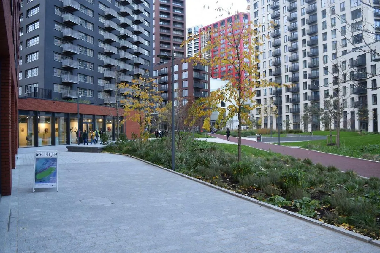 Lägenhet London City Island 3 Bedroom Luxury Apartments, Canary Wharf Storbritannien